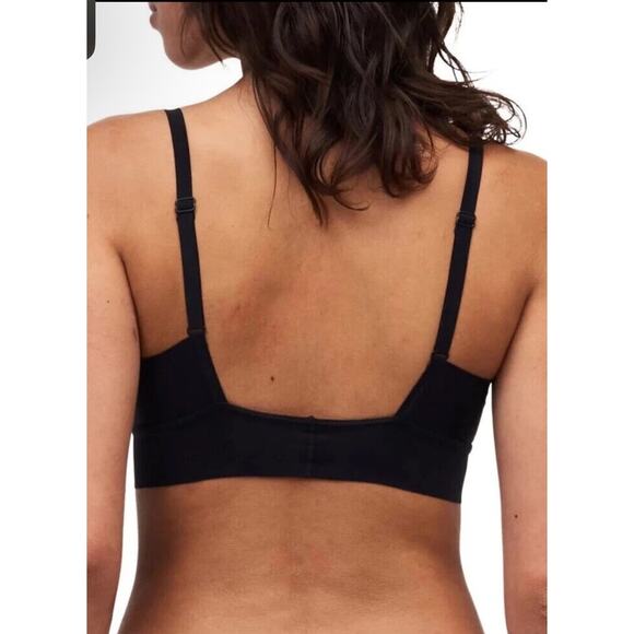 Chantelle Womens Softstretch Wire Free Triangle Bralette Black Size M NWT - Picture 2 of 9